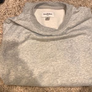 Grey crew neck